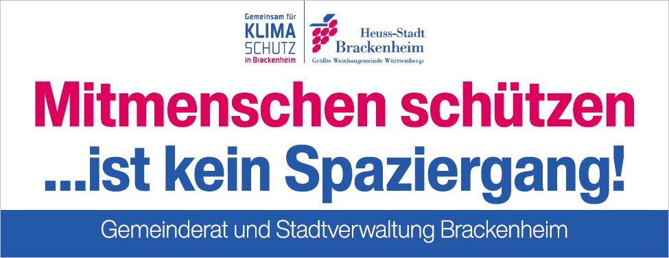 Brackenheim - Mitmenschen schützen...ist kein Spaziergang